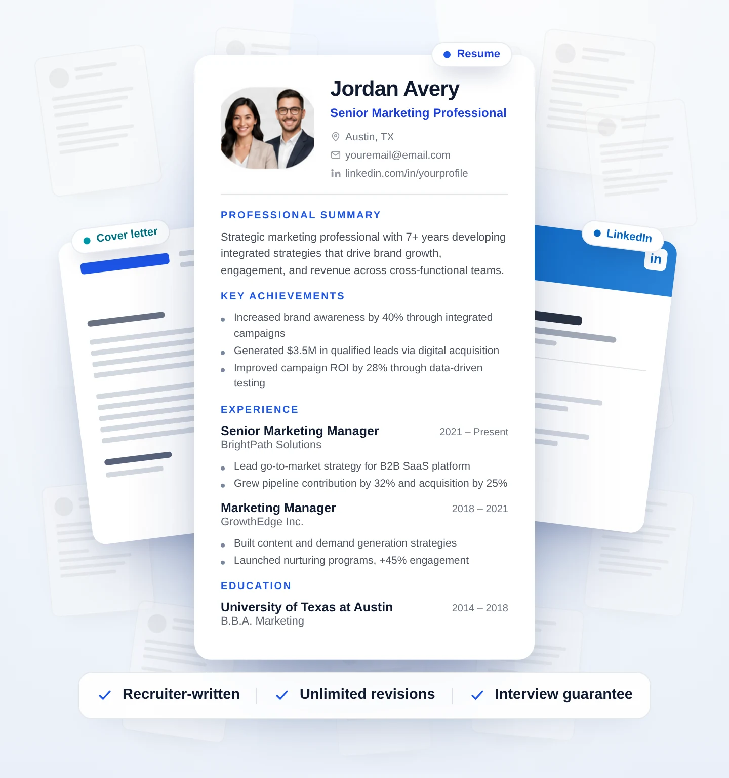 Recruiter resume preview